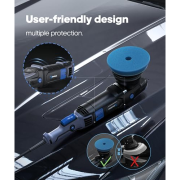 Dual Action Polisher with 1000W Motor for Perfect Shine