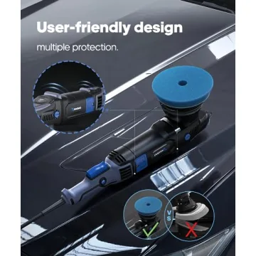 Dual Action Polisher with 1000W Motor for Perfect Shine