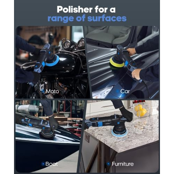 Dual Action Polisher with 1000W Motor for Perfect Shine