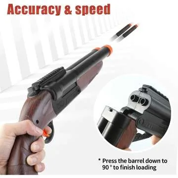 Soft Bullet Toy Gun for Boys 6+ - Educational Shooting Game
