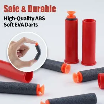 Soft Bullet Toy Gun for Boys 6+ - Educational Shooting Game