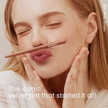 Peripera INK VELVET LIP LINER (004 MILKY BROWN)