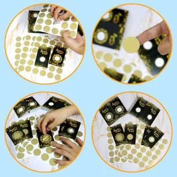 INKNOTE Scratch Cards 120 PCS for Events and Businesses