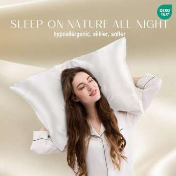 ZIMASILK Pure Mulberry Silk Pillowcase for Hair Health