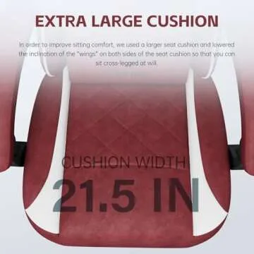 PZDO Gamer Chair Ergonomic Design for Gaming and Work