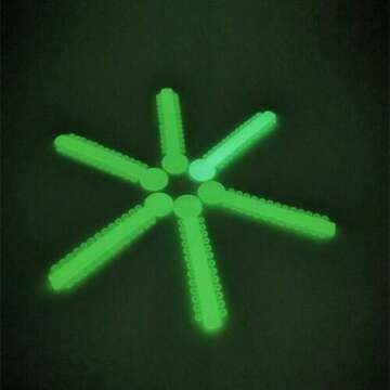 Dental Orthodontic Colorful Ties Braces Ties Elastic Ligature Ties Glow In The Dark 1040pcs/pack FDA Certificated