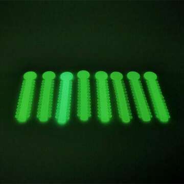Dental Orthodontic Colorful Ties Braces Ties Elastic Ligature Ties Glow In The Dark 1040pcs/pack FDA Certificated