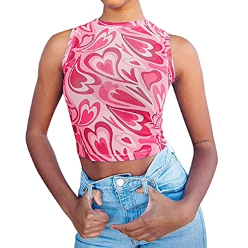 Stylish Y2k Mesh Crop Top - Perfect for Summer Fun!