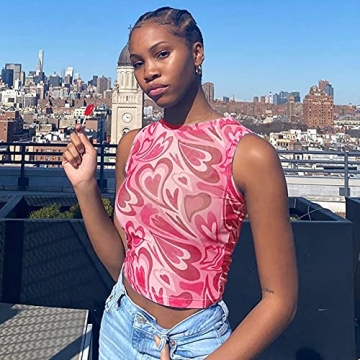 Stylish Y2k Mesh Crop Top - Perfect for Summer Fun!