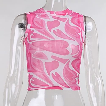 Stylish Y2k Mesh Crop Top - Perfect for Summer Fun!