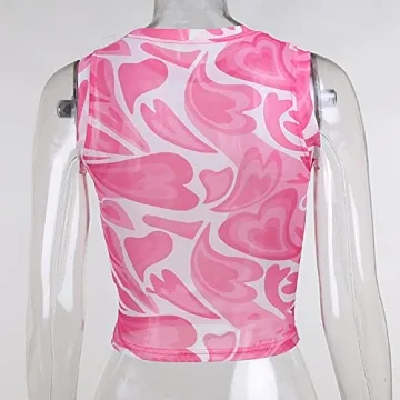 Stylish Y2k Mesh Crop Top - Perfect for Summer Fun!