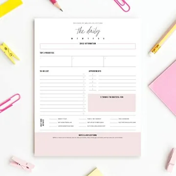 Bliss Collections Daily Planning Pad for Effective Organization
