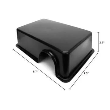 Reptile Hide, Ball Python Snake Hide Feel Secure and Safe Plastic Reptile Hide Box Accessories (X-Large)