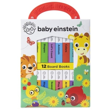Baby Einstein Board Book Set for Toddlers - 12 Books