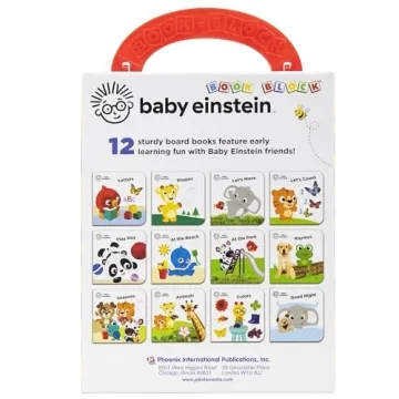 Baby Einstein Board Book Set for Toddlers - 12 Books