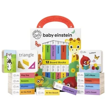 Baby Einstein Board Book Set for Toddlers - 12 Books