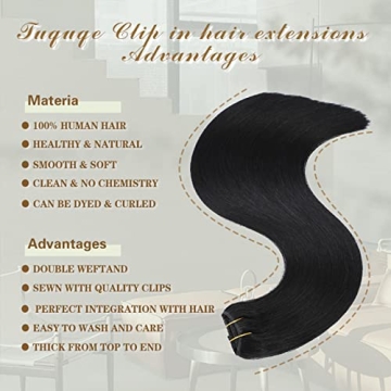 Tuquqe Clip in Hair Extensions for Effortless Glamour