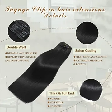 Tuquqe Clip in Hair Extensions for Effortless Glamour