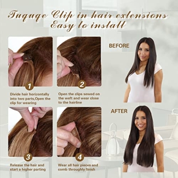 Tuquqe Clip in Hair Extensions for Effortless Glamour