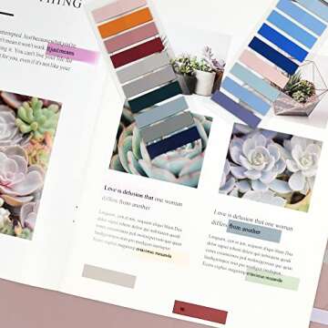 SIQUK 4200 Pieces Morandi Sticky Annotation Tabs