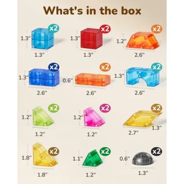 Magnetic Building Blocks for Kids 1-6 Years Old