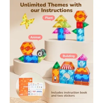 Magnetic Building Blocks for Kids 1-6 Years Old