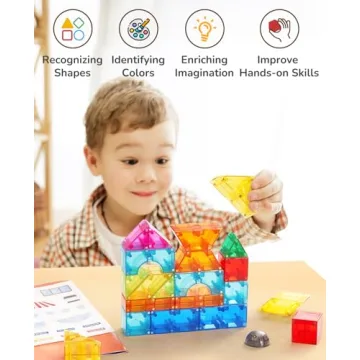 Magnetic Building Blocks for Kids 1-6 Years Old