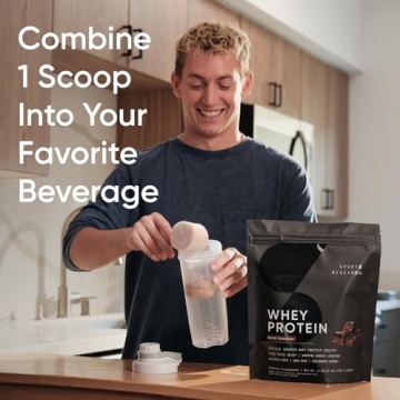 Sports Research Whey Protein Powder Dutch Chocolate 5lb