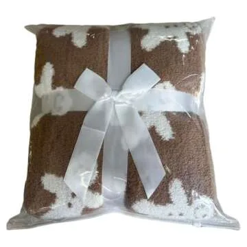 Cozy Christmas Gingerbread Throw Blanket for All