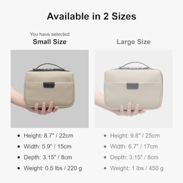 LEVEL8 Toiletry Bag - Stylish & Water Repellent Storage Solution