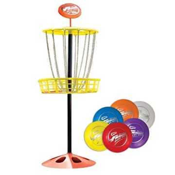 Wham-O Mini Frisbee Golf Set with 6 Discs and Target