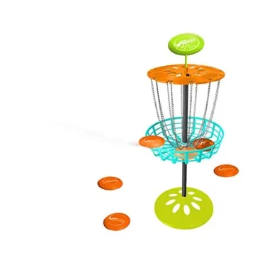 Wham-O Mini Frisbee Golf Set with 6 Discs and Target