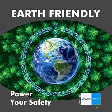 Voniko 9V Batteries - Alkaline 9V Battery 4 Pack - Ultra Long Lasting with a 7 - Year Shelf Life