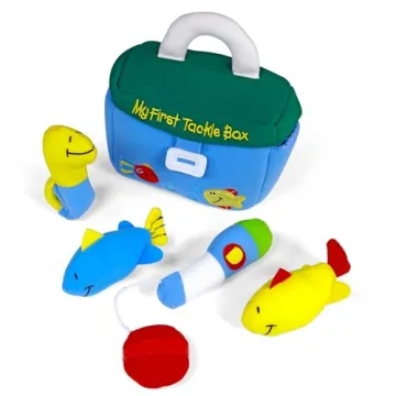 GUND My First Tackle Box 5-Piece Plush Baby Playset