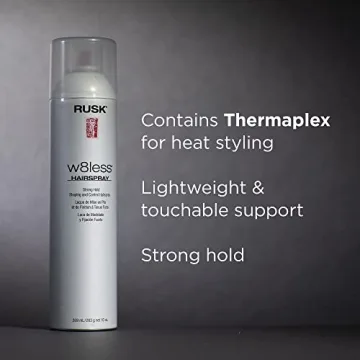 RUSK W8less Strong Hold Hairspray - 10 Oz Multi-Use