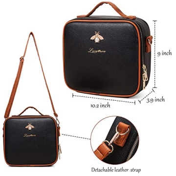 LACATTURA Makeup Bag: Stylish Travel Cosmetic Organizer