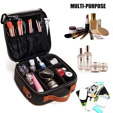 LACATTURA Makeup Bag: Stylish Travel Cosmetic Organizer