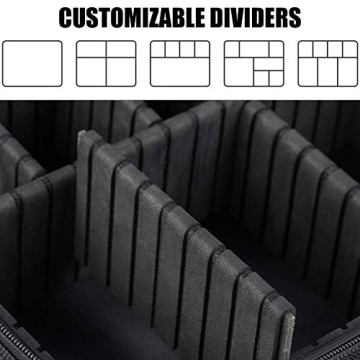 LACATTURA Makeup Bag: Stylish Travel Cosmetic Organizer