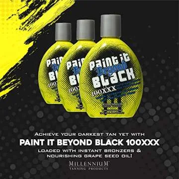 Millennium Tanning Paint it Beyond Black 100 XXX, 13.5 Oz