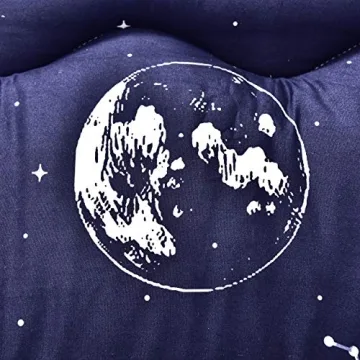 Versatile Navy Space Adventure Japanese Floor Futon Mattress