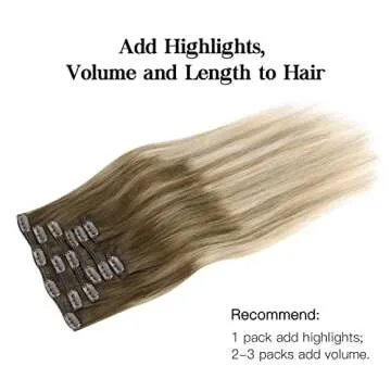 Seamless HotBananna Clip in Hair Extensions for All Ages