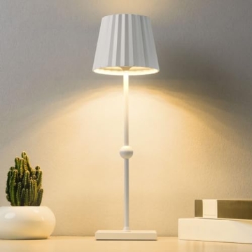 HUIVEOO Cordless Table Lamp with 3 Color Modes