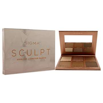 SIGMA Sculpt Highlight Plus Contour Palette for Flawless Skin