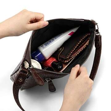 Stylish CHIC DIARY Crocodile Tote Handbag for Women