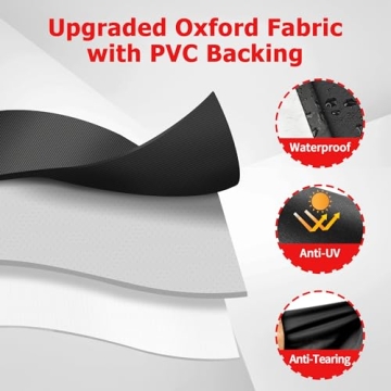 iCOVER 55 Inch Waterproof Grill Cover for BBQ Protection