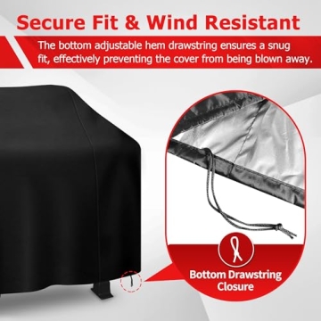 iCOVER 55 Inch Waterproof Grill Cover for BBQ Protection