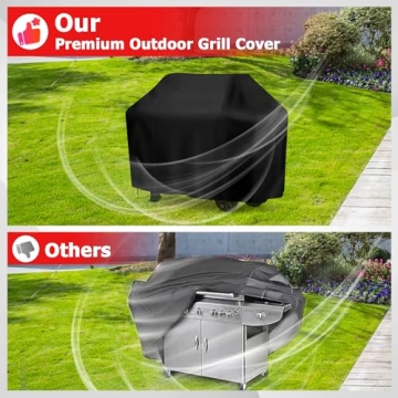 iCOVER 55 Inch Waterproof Grill Cover for BBQ Protection