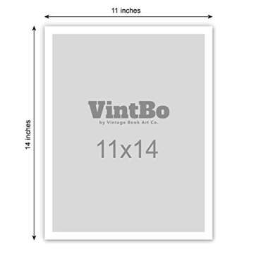 Abstract Landscape Wall Art - Antique Art Prints for Home Decor - Rustic Farm and Country Landscape Wall Decoration for Living Room, Dining Room - 11x14 inches, Ready to Frame (Spring Garden)