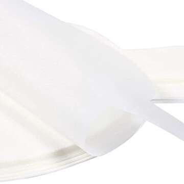 Juvale 8-Inch Parchment Paper Rounds with Lift Tabs, Nonstick Cake Pan Baking Liners - 100 Sheets