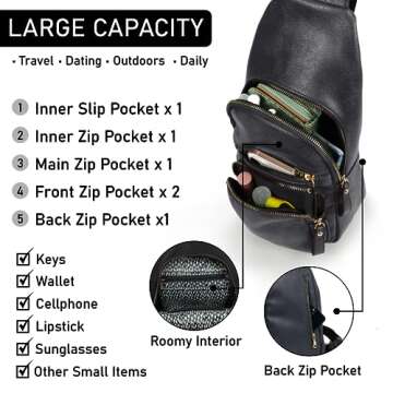 Emperia Small Sling Bag - Versatile Crossbody Bag for Travel & Adventure